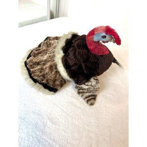 Folkmanis REALISTIC Turkey Plush Hand Puppet Large 15” Retired Thanksgiving